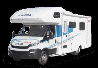 Sleeps: 2 4 Seatbelts: 3 4 Licence: Standard Type: B & C Type The Avida Esperance motorhome range is innovation and luxury throughout, matched with the reliable Iveco 50C-17 chassis.
