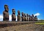 Page 4 Visit Ahu Tongariki, with its 15 restored Moais, the most recent and largest restoration on the island. Drive to the east coast to Ahu Te Pito Kura, the Navel of the World.