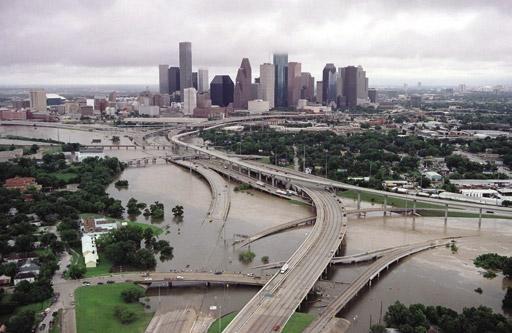 128 Houston Freeways Houston s freeways turn into lakes: Tropical Storm Allison in June 2001 unleashed a major flood event, and Houston s freeways sustained some of the most dramatic flooding.