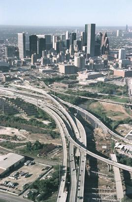 Station rail yard blocked the needed feeder streets. In the late 1990s work began to rebuild the US 59-IH 10 interchange and add a distribution system for the Eastex Freeway.