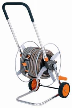 2682-28 28 METAL HOSE TROLLEY 60 WITH HOSE Assembled robust hose trolley with Comfort SkinTech Hose and Premium fittings.