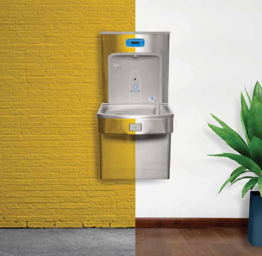 Enviro-Glaze CUSTOM COLORS Thirsty for some color? Custom color powder coats bond with Murdock s seamless drinking fountains and bottle fillers for an eye-catching alternative that is built to last.