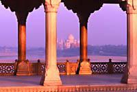8 The famous 17 th century masterpiece, the Taj Mahal begins our day in Agra at 0600. This structure is perhaps the most perfect architectural monument in the world.