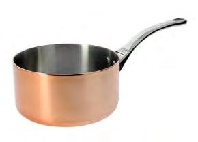 INOCUIVRE Copper St/steel with stainless steel handles Saucepan 6406.14 14 7,8 1,2 1,5 0,63 6406.16 16 9 1,8 1,5 0,97 6406.