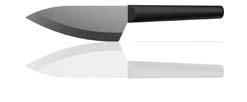 Orion - 3700289 Santoku knife grooved 18 cm (7 )