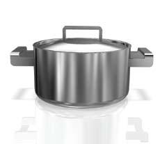 5-PLy Material 5-ply: stainless steel outside; aluminium; alu alloy;