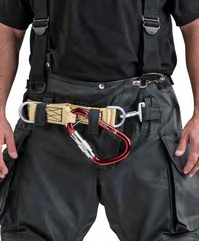 The harness is also removable for easier care and maintenance. The LION Integrated Class II Rescue Harness is designated and certified as an NFPA 1983, Class II Life Safety Harness.