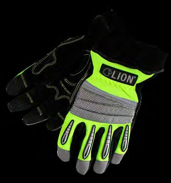 outstanding dexterity and puncture resistance Reflective material on back of glove for high