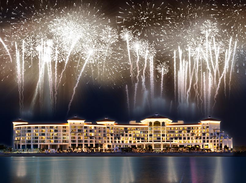 Dubai skyline beyond whilst you ring in the New Year in style.
