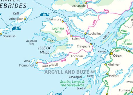 Upon arrival at Fionnphort continue through until you reach the car park for the ferry crossing to Iona, The Keel Row is situated opposite.