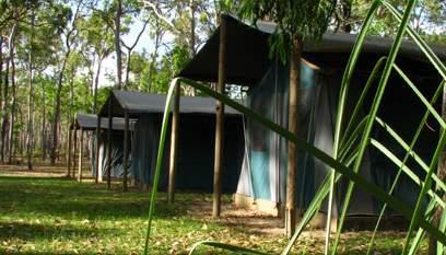 Overnight accommodation nights. Cabin Tent, share Twin share fully screened tents with beds and linen. No power in tents. DAY 5 (BLD) WEIPA, MORETON TELEGRAPH STATION.