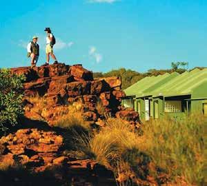 Kings Canyon Resort From $287 per room per night Watarrka National Park Somewhere in the never never, between Alice Springs and Uluru (Ayers Rock), is an extraordinary place of ancient beauty and