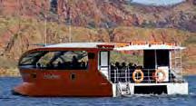 Australia s longest daily river cruise will have you cruising to the base of the Ord Top Dam on the 55km Lake Kununurra. Spectacular gorges, flora, fauna and maybe even a crocodile!