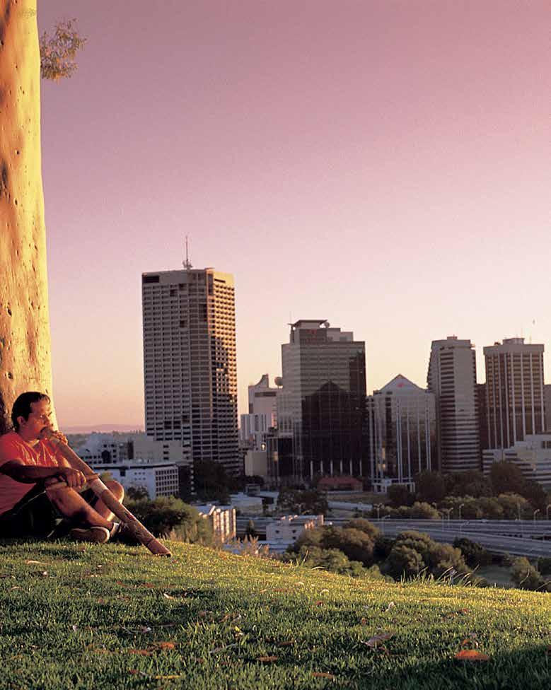 PERTH FACTS & MAP WELCOME TO PERTH The capital of Western Australia, Perth is known for being sunny year round, sprawling white beaches and a vibrant city centre by the Swan River.
