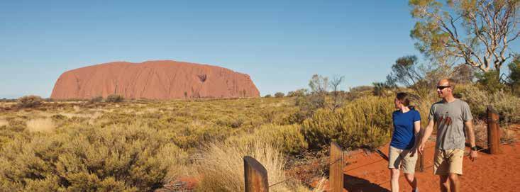 The Red Centre THE RED CENTRE Uluru The Red Centre is an extraordinary landscape of desert plains, weathered mountain ranges, rocky gorges and some of Australia's most sacred sites, including Uluru,