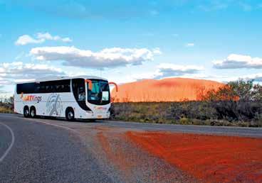 The Red Centre Red Centre Coach Transfers Travel by coach through spectacular desert scenery from Kings Canyon Resort or Ayers Rock Resort to your destination.
