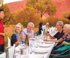 While delighting in chilled Australian wines and canapés, you can enjoy the wonder of a Kata Tjuta sunset. Each minute brings something new as the domes continue to change colour.
