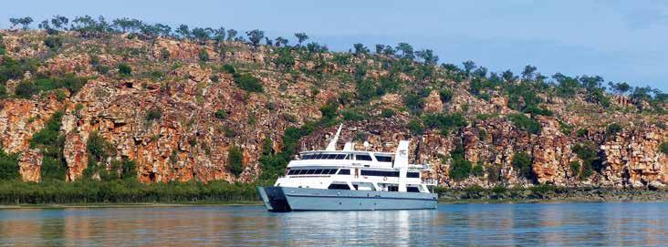 Coral Expeditions CRUISING HOLIDAYS Coral Expeditions TIMOR SEA Bigge Island King George River Cambridge Montgomery Prince Frederick Gulf Reef Harbour Cape Leveque Careening Bay Lacepede Koolan