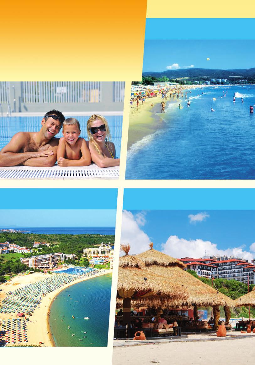 Sunny Beach (Slanchev Bryag) is the largest Bulgarian resort. It is located 30 km northeast of Burgas, between Nessebar and small family hotels, apartment-hotels and big luxury complexes.