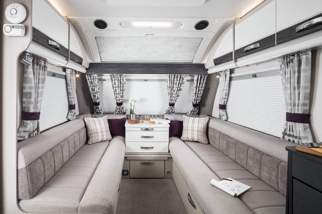 Caravans come with an impressive array of features. 03.
