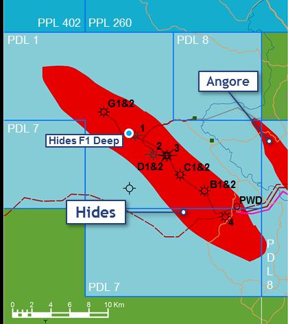 Well Name Objective Hides F1 (Hides Deep) Gas development/exploration PDL 1, Hides field, NW Highlands, PNG 3.