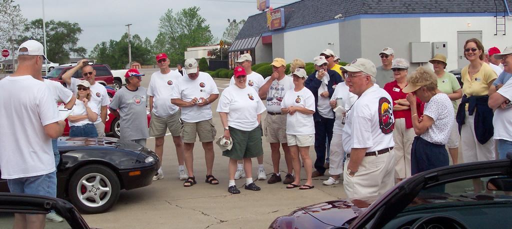 We questioned ourselves on the way to Martinsville to meet with other Miata rally hopefuls, regarding the possibility that more storms might rain out the planned activities.