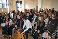 Virtuozi iz Treće Božićna predstava Eme učenici su drugih razreda, Lucija Kanceljak na violini, Lucija Kurtalj na flauti i Armand Merle na