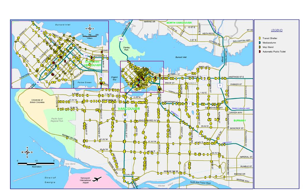 VANCOUVER MAP