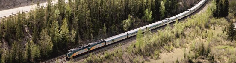 Tour Package 4: MOUNTAINS, PEAKS & GLACIERS VIA RAIL 6 NIGHTS & 7 DAYS Highlights: Daily Breakfast, FlyOver Canada, Grouse Mountain & Capilano Suspension Bridge Tour, Vancouver City Tour and Lookout,