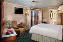 Some staterooms in this category offer a view of the paddlewheel, while others offer expansive views of America s Heartland.