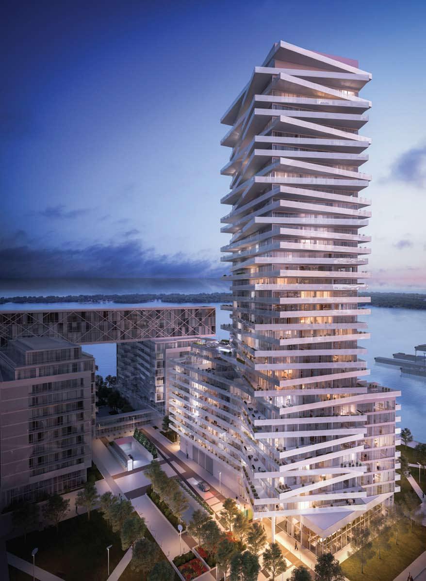 LIVE WHERE THE SKYLINE IS REDEFINED Reflecting the vibrant energy of Toronto s most desirable lakefront location, The Tower at Pier 27 is a celebration of life on Toronto s harbour.
