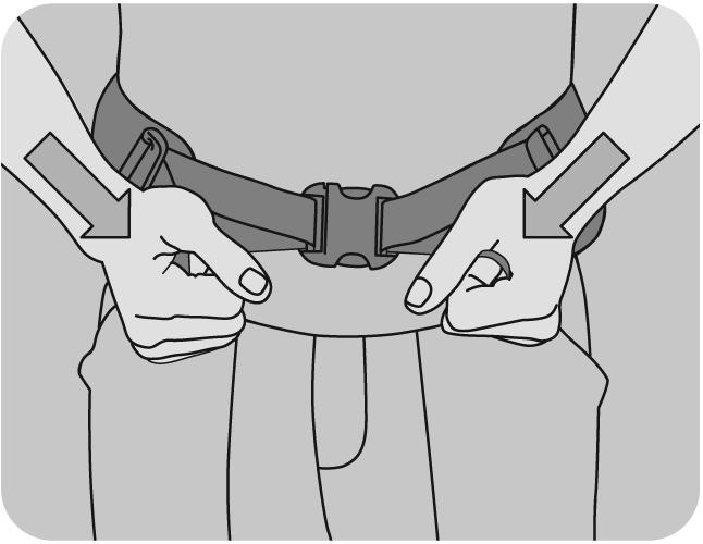tensioners hipbelt adjustment side stabiliser strap Add some mass