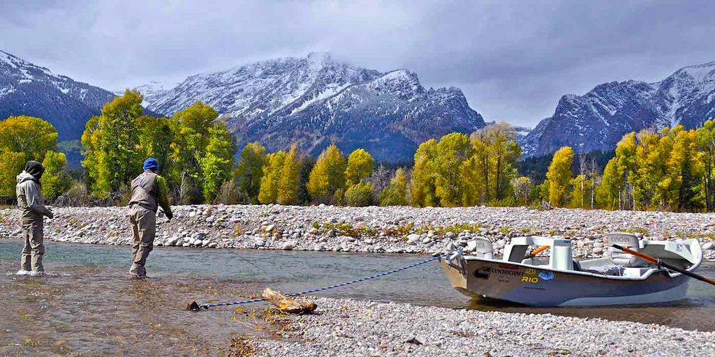 A professional guide can lead you to some of the most secluded flyfishing spots on the Snake River, or one of the many other trophy fly-fishing spots in the valley.