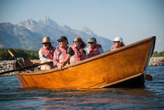 EXPLORING BY WATER WOODEN BOAT RIVER TRIPS LATE MAY EARLY OCTOBER Since 1978, Wooden Boat River Tours has been entertaining fishermen and scenic guests in handmade wooden drift boats.