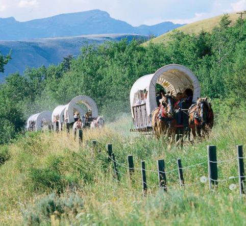 EXPLORING THROUGH CULTURE COVERED WAGON COOKOUT MAY OCTOBER Families of all ages can enjoy the ride into the mountains with a Cowboys and Indians reenactment and then settle in for a hearty