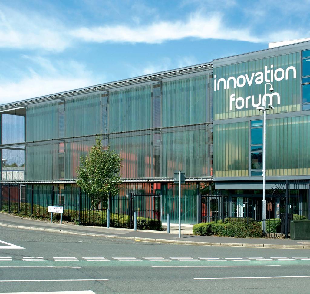 The Innovation Forum Office suites at Salford Innovation Forum From 100 sq ft to 7,000 sq ft suites, Salford Innovation Forum offers a variety of office space options from an