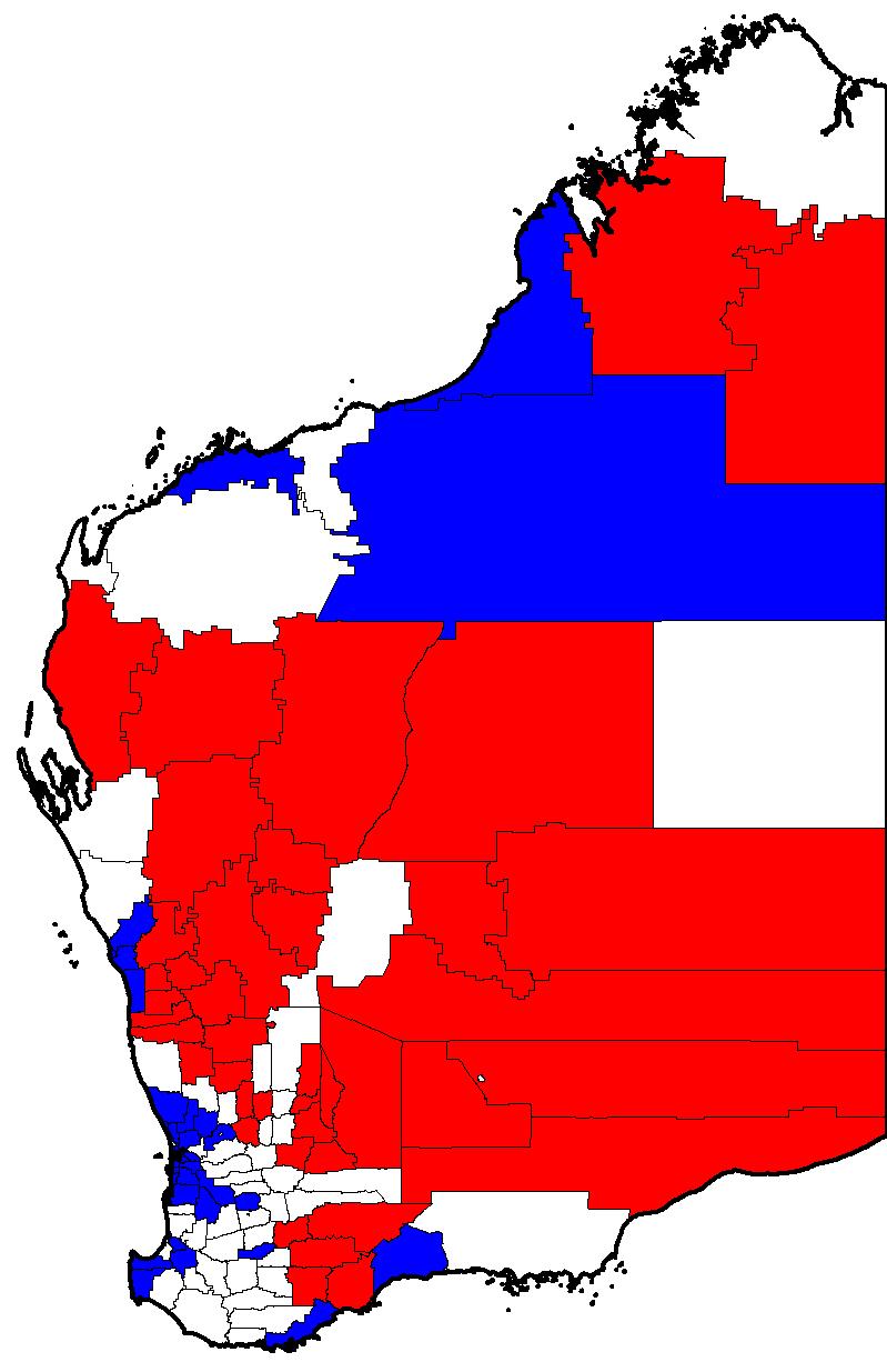 Major issue with population loss across inland WA growth now spilling into the Kimberley and the Pilbara Areas of high population growth (>2% pa) and loss (<0% pa) between 2001 and 2010 Broome Areas