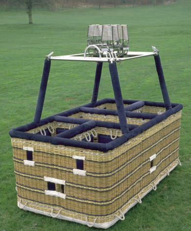 The basket is a partitioned basket from Cameron, type CB754 G, serial BB 1118.