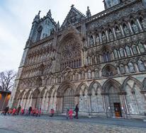 Nidaros Cathedral on this guided sightseeing tour of Norway s third largest city.
