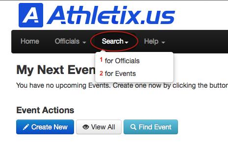 28 Section 1 Search for Officials Use as many of the search filters as necessary to find the officials you