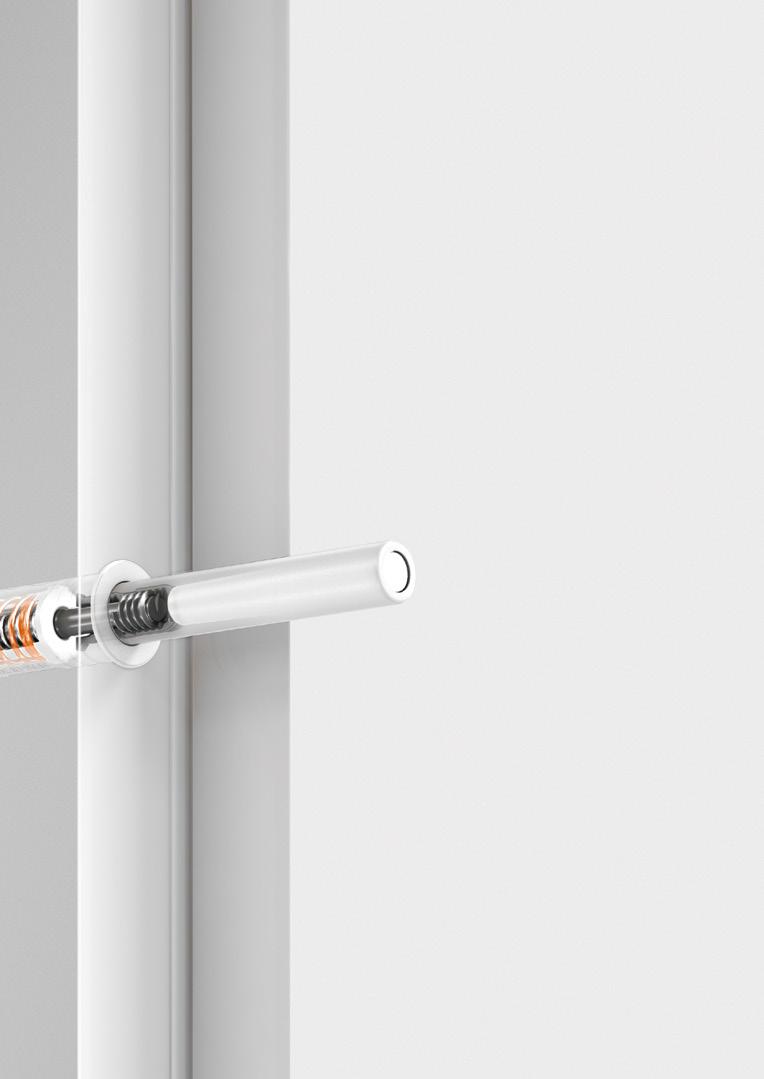 Integrated precision Thanks to TIP-ON, the mechanical opening support system, a light touch is all it takes to open handle-less lift systems, doors and pull-outs effortlessly.