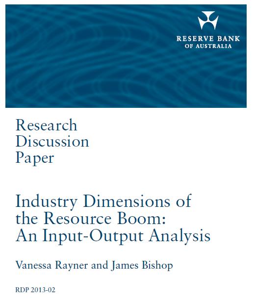 Economic methodology RBA-endorsed input-output modelling Resource economy accounted for around 18 percent of gross value added (GVA) in 2011-12 doubling 2003-04 share.