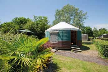 00 2 bedrooms - 4/6 people 53m² Garden yurt 80.00 105.00 120.