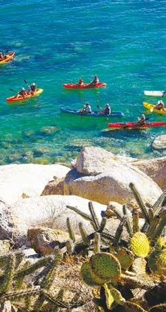 Kayaking Sea of Cortez Just south of California lies an inland sea known as the Gulf of California, Sea of Cortez, or Sea of Cortés.