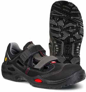 JALAS 1605 E-Sport Features: Low weight, oil-resistant outsole, anti-static properties, polstered shaft edge, ventilating insole, reflector, double shock absorption zones, conforms with IEC 340-5-1