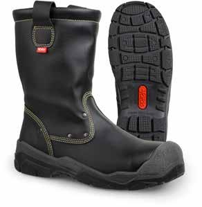 JALAS 1868 King Heat and Welding Features: ProNose toe reinforcement, Thinsulate heat insulation, wide fit, KEVLAR thread in the seams wich resists 427 C short-term heat exposure (max operating