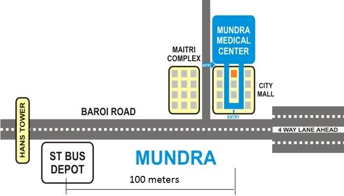We are developing CM Medical Center, designed for healthcare/poly-clinics, in the heart of Mundra-Kutch, Gujarat, conveniently located behind City Mall, barely 100 meters from Mundra ST Bus Depot.