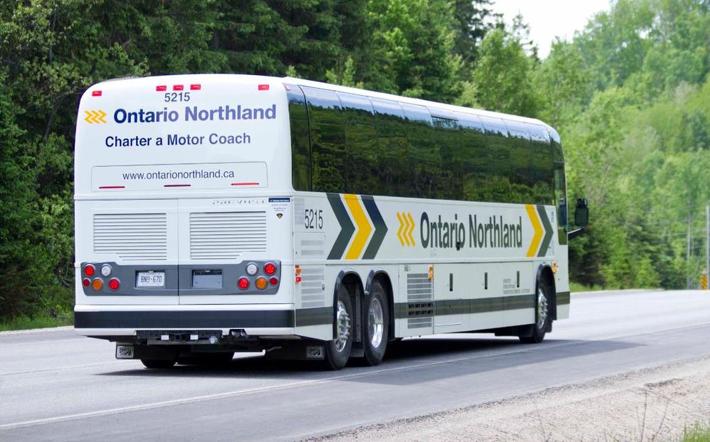 Exhibit 5.4: Traditional Full-Size Coach Example: Ontario Northland Photo Source: Ontario Northland (used with permission) 5.