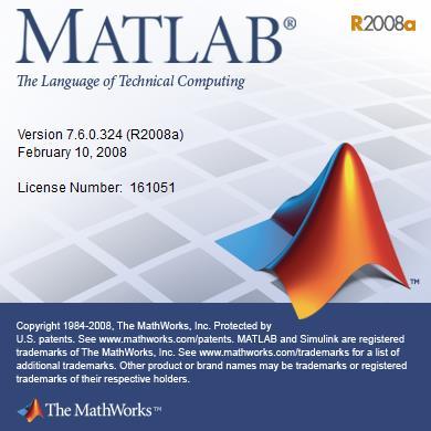 Sl. 1. Znak programskog paketa Matlab. Nakon nestajanja Matlabova znaka pojavljuje se osnovni prozor Matlaba prikazan na slici 2. Sl. 2. Komandni prozor programskog paketa Matlab.