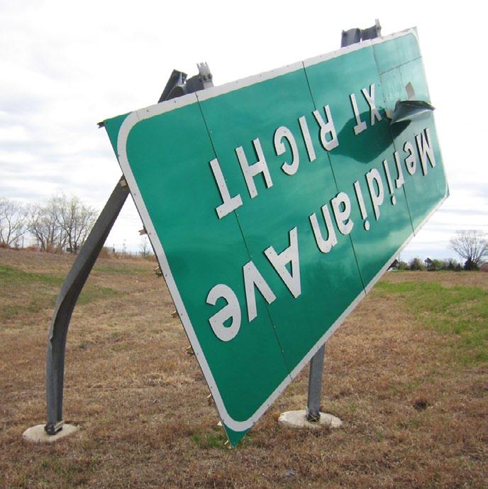 The portable dynamic message sign (DMS), in the photo above, was part of a Smart Work Zone